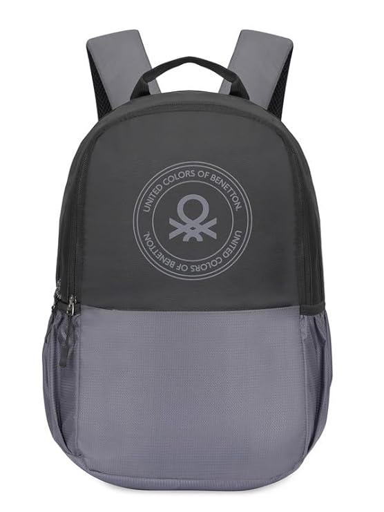 UNITED COLORS OF BENETTON Unisex Polyester 14" Laptop Backpack (Inferno)