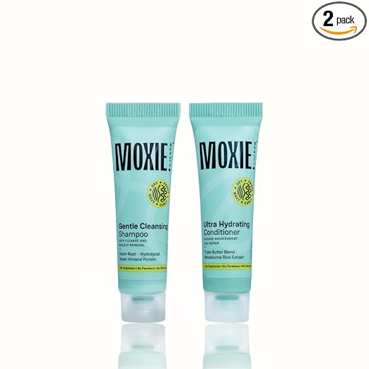 Moxie Beauty Rinse & Shine Shampoo and Conditioner Combo | 2 x 10ml