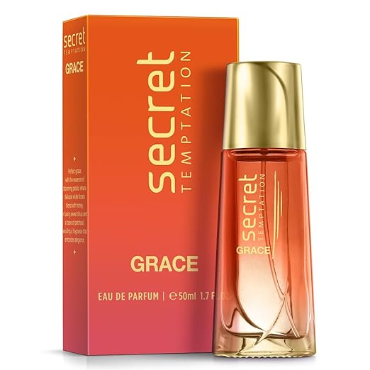 Secret Temptation Grace Luxury Perfume for Women | Long Lasting Smell & Sweet Citrusy Fragrance | Eau de Parfum - 50 ml