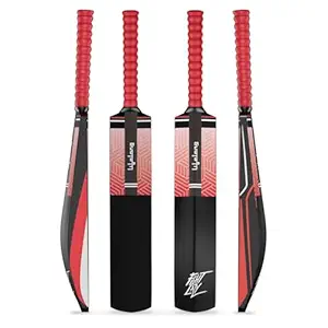 Lifelong Cricket Bat | 28 Inches Plastic Cricket Bat | Lightweight Fiber, Hard Plastic, Anti-Slip Grip | Ideal for Adults, Kids, Practice, Turf (8-12 yrs)