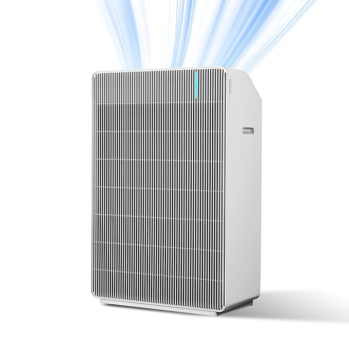 Cuckoo Respure Copper Air Purifier for Home | HEPA H13 | Covers 570 Sq Ft | Removes 99.9% Pollution,Smoke,Pet Hair & Allergens | 408 m³/h CADR | Smart PM2.5 Sensor | AQI Display | 8-Year Motor Warranty