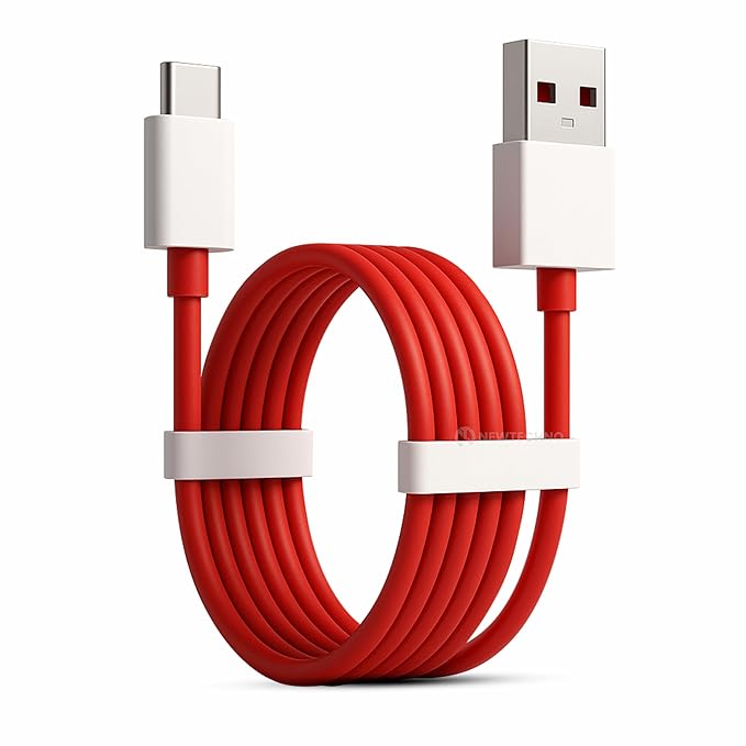 One-plus 80W Charging Cable USB to Type C SuperVooc Charge Cable Compatible for One-plus Only SuperVooc Compatible