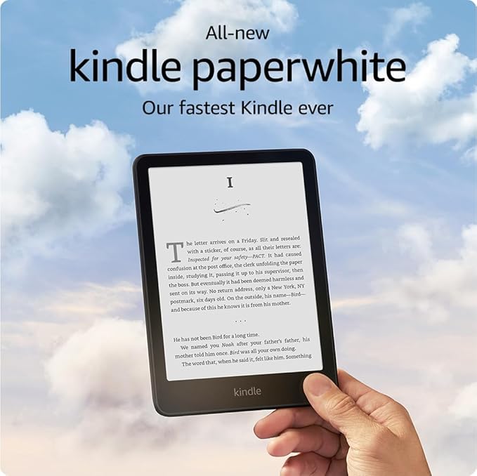 All-new Amazon Kindle Paperwhite (16 GB)  -  Our fastest Kindle ever, with new 7" glare-free display and weeks of battery life