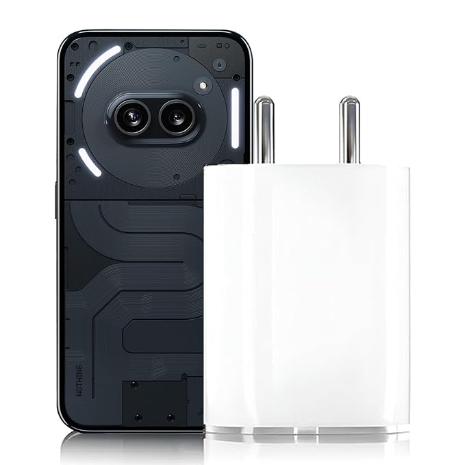 Kratos Original 45W Fast Charger for Nothing Phone 3A/2A/2/1, CMF Phone 1 | PPS PD 3.0 Type-C Wall Adapter | BIS Certified | Compatible with Nothing 3A Pro/2A Plus | White