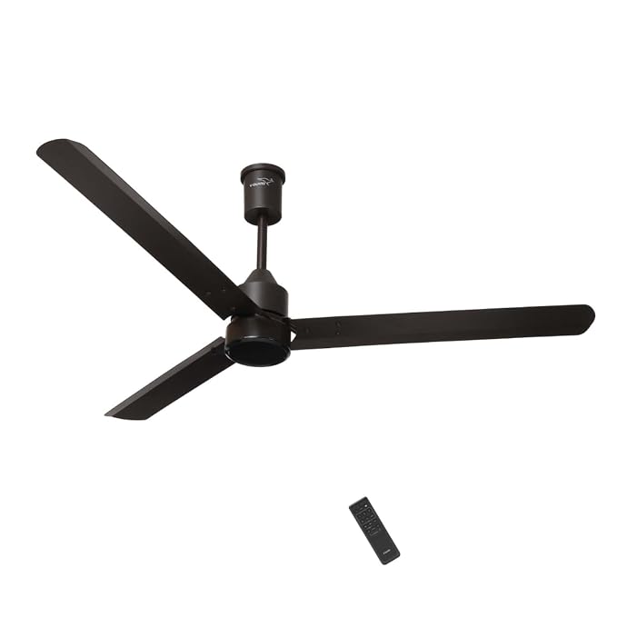 V-Guard Zenair BLDC 1200mm Ceiling Fan| Remote Control | Matte Brown