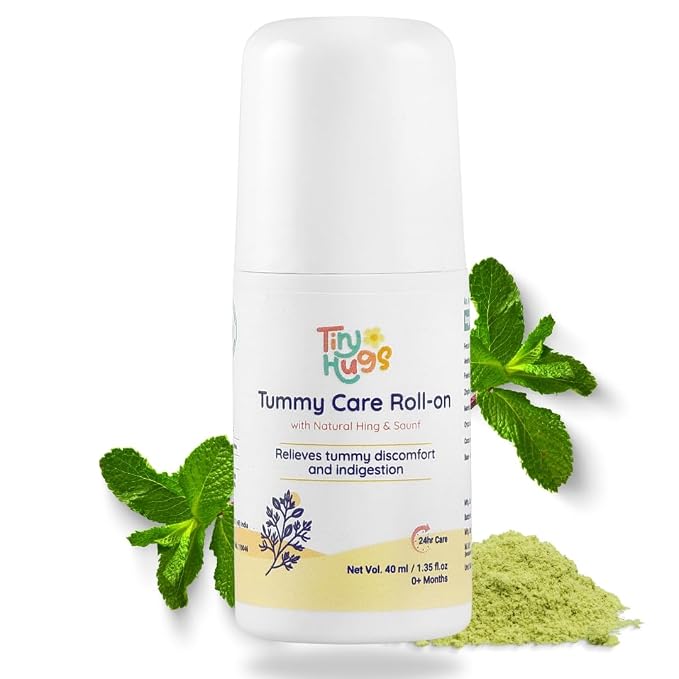 Tummy Roll On for Kids | Relieves Colic, Gas & Indigestion with the Ayurvedic Goodness of Natural Hing & Saunf | 40ml
