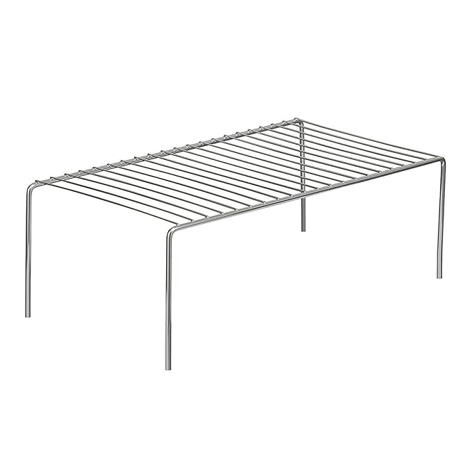 Sulfar Stainless Steel Kitchen Dish Rack Storage Shelves for Kitchen Cabinets Multipurpose Organizer with Anti-Rust Nano Coating (pack of 1)`