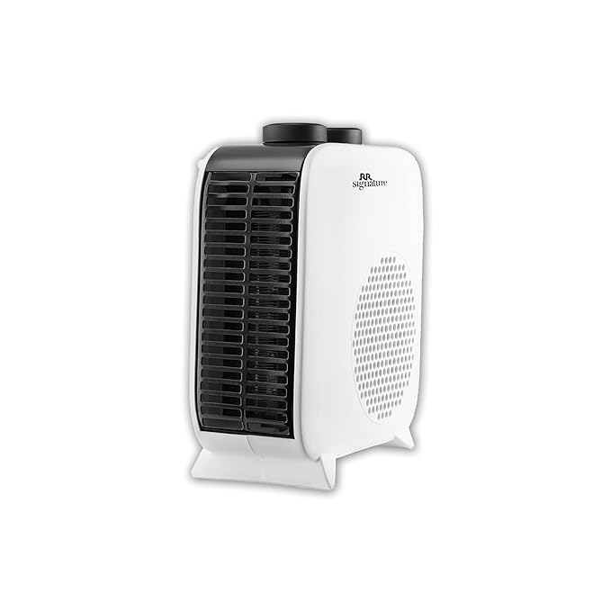 RR Signature WARMAXX Room Heater for Home | Dual Heating Mode (1000/2000 Watts) | Overheat Protection | Dual Placement | 5 Level Safety Protection | Electric Fan Heater for Winter | 2 Year Warranty