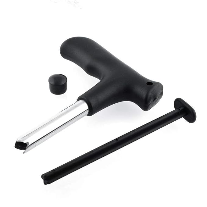 Netfly Coconut Opener, Stainless Steel Coconuts Drill Cutter with Cleaner Stick, Tender-Coconut Hole Remover Tool with Easy Press and Release, Food Grade, Dishwasher Safe (1pc)