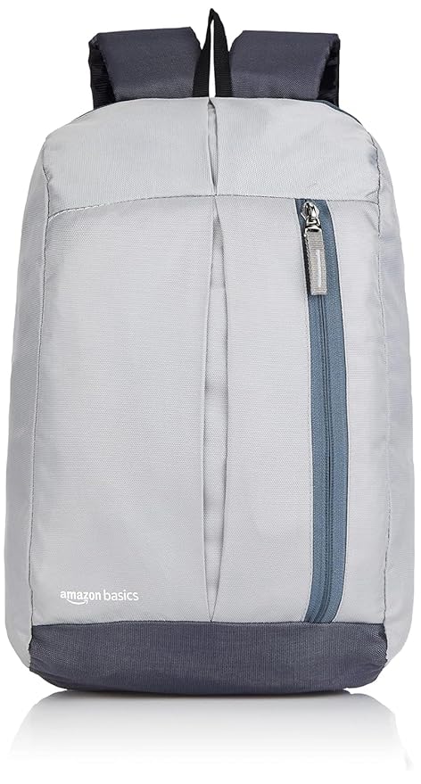 amazon basics - Mini Backpack for Outdoor Use (12 l) (Metallic Grey)