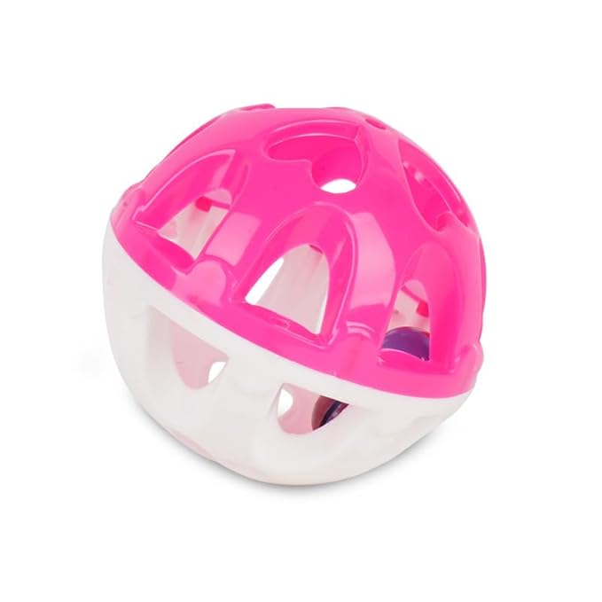 Asian Portable Plastic Rattling Ball for Kids 1 Peace (Multicolor)