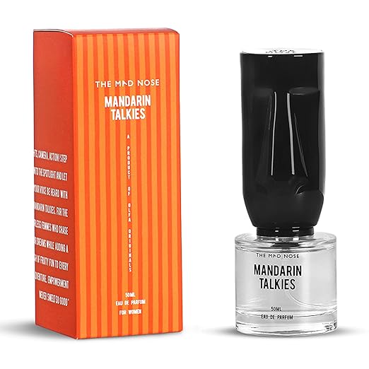 Mandarin Talkies Eau De Parfum for Women 50ml | Floral & Citrus Perfume | 20% Concentrate | Long Lasting Fragrance
