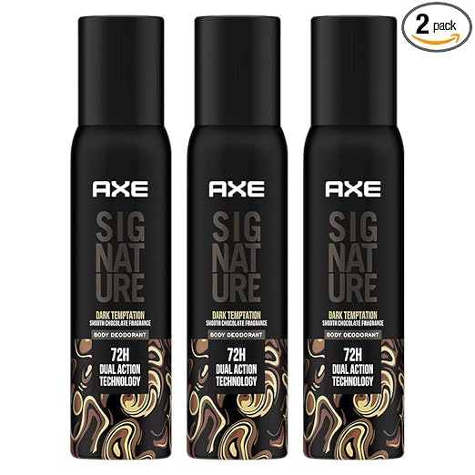 Axe Signature Champion Long Lasting Deodorant No Gas Body Perfume For Men 200ml, Pack of 3