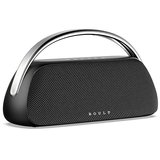 Boult Newly Launched Bassbox Q30 Bluetooth Speaker with 30 Watt BoomX Audio, Up to 16Hrs Playtime, Type-C Charging, AUX/USB & Bluetooth 5.4 Compatible, Dual Radiator, Portable Speaker (Grey)