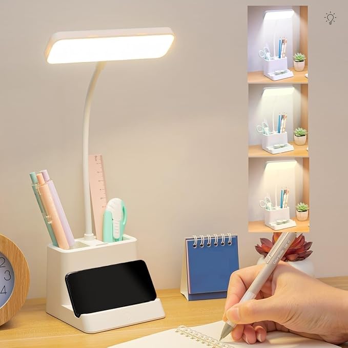 Niwlix Desk Light Lamp LED Plastic White