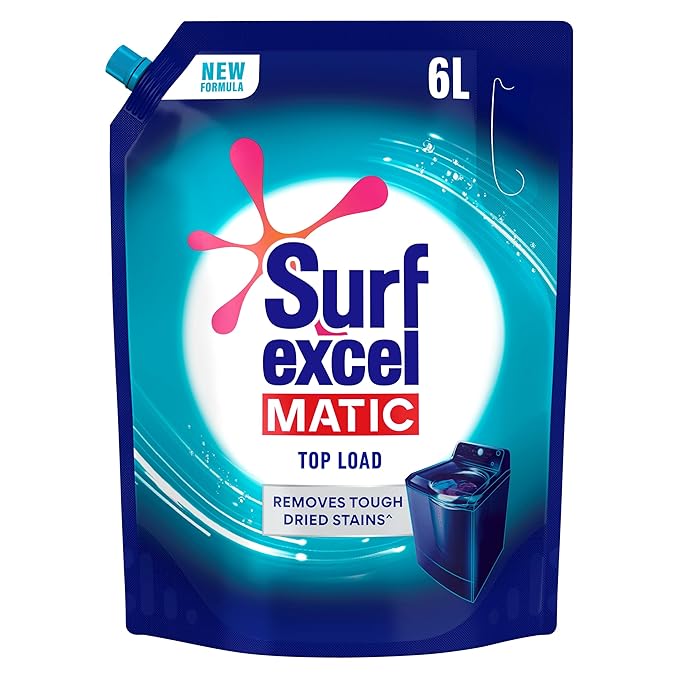 Surf Excel Matic Top Load Liquid Detergent - 6 ltr