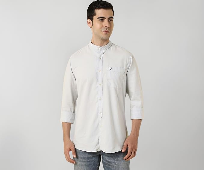 Allen Solly Men Cotton Blend Regular Fit Shirt