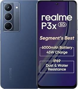 realme P3x 5G (Midnight Blue, 8GB RAM, 128GB Storage)