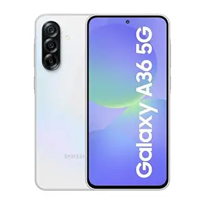Samsung Galaxy A36 5G (Awesome White, 8GB, 128GB) | Gemini Live | Awesome Intelligence (AI): Circle to Search, My Filter, Object Eraser | 4nm Snapdragon Processor | Flagship Grade Camera