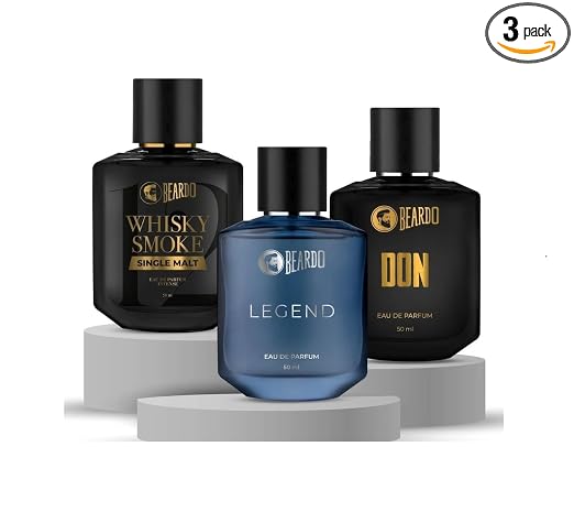 BEARDO Thug Life Edp Combo Whisky Smoke Single Malt, Don & Legend Perfuem for Men (50mlx3) | Long Lasting Perfume For Men | Premium Strong & Long Lasting Fragrance | Gift for Men | Gift for Husband