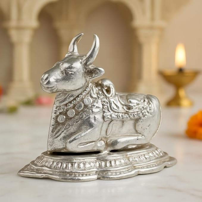 Mystic Toy Store Nandi Idol for Pooja Home Temple