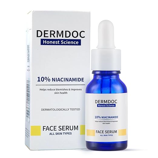DermDoc by Purplle 10% Niacinamide Face Serum (30ml) | skin radiance face serum, niacinamide serum