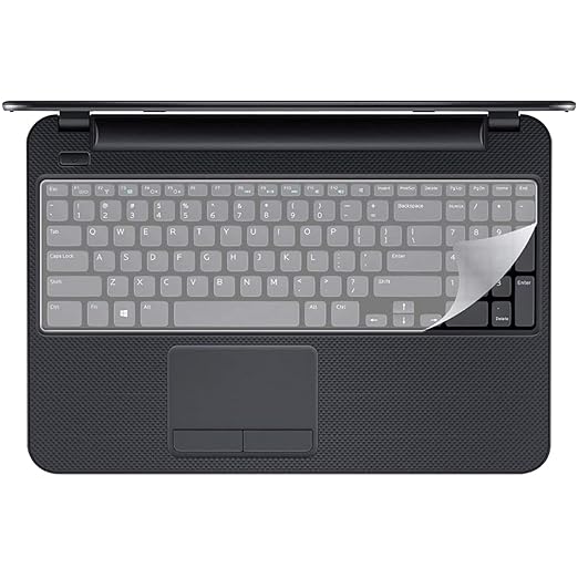 Gizga Essentials Universal 14.1 Inch Laptop Keyboard Protector Skin| Transparent Silicone Laptop Keyboard Cover|Flexible Spill-Resistant Dustproof Keyguard for HP Dell Lenovo Acer ASUS Toshiba