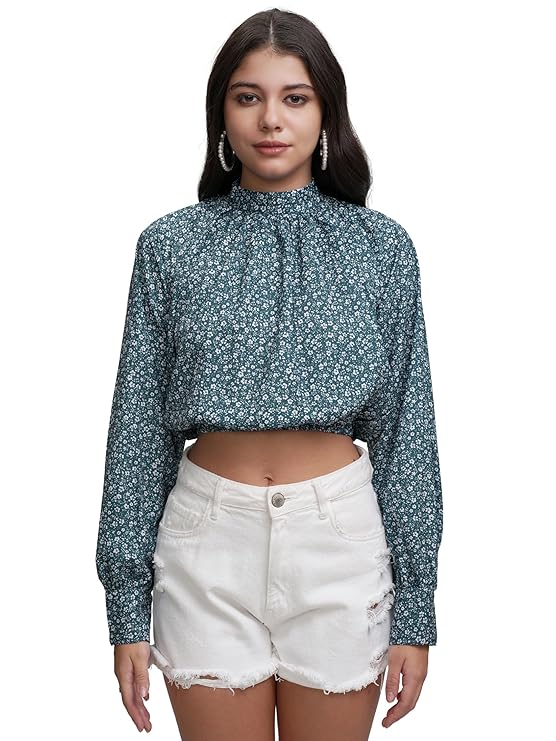 Tokyo Talkies Women's Floral Regular Fit Shirt