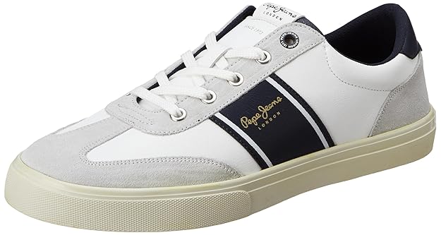 PEPE JEANS Mens Low-Cut Anti-Skid Cupsole Sneakers