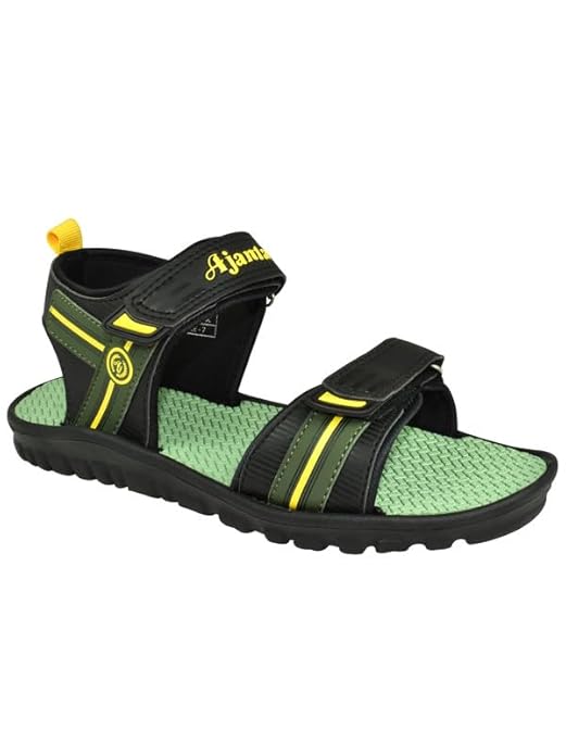 AJANTA Men's Casual Slip-On Sandals | Comfortable, Stylish & Lightweight Footwear | Durable Sandals for Everyday Outdoor & Casual Wear