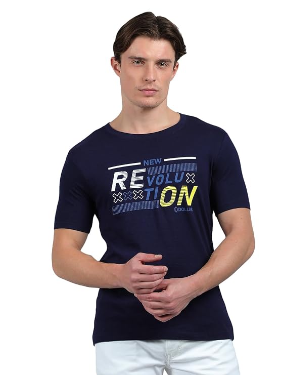 Dollar Pack of 1 Cotton Printed Men Tshirt