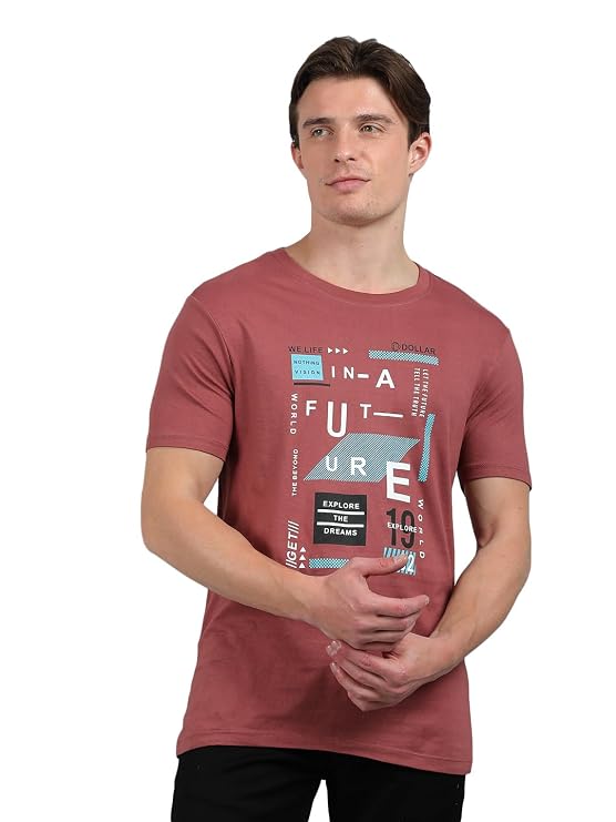 Dollar Pack of 1 Cotton Printed Men Tshirt