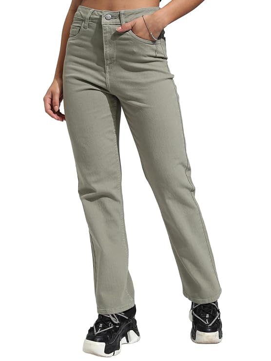 Tokyo Talkies Women's Flared Regular Track Pants | Stretchable Trackpants | Casual Track Pants| Mid-Rise| Gymwear | Sports Wear