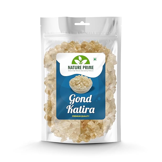 Nature Prime Pure Natural Gond Katira 100gm | Tragacanth Gum | High Cooling Properties | 100% Natural Superfood