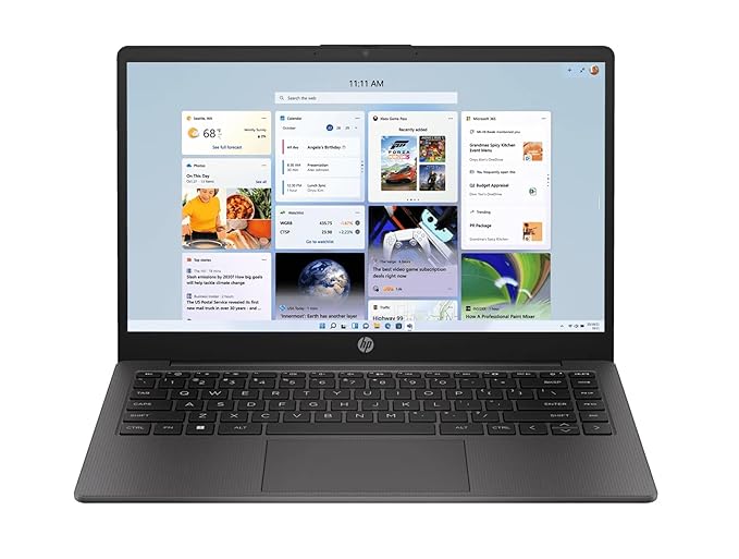 HP 14 (2025), 245 G10 AMD Ryzen 5 7520U Quad Core - (8 GB/512 GB SSD/AMD Radeon Graphics/Windows 11) Thin and Light Business Laptop/14.0" HD Display/Ash Grey/1.36 kg/MS Office 2021