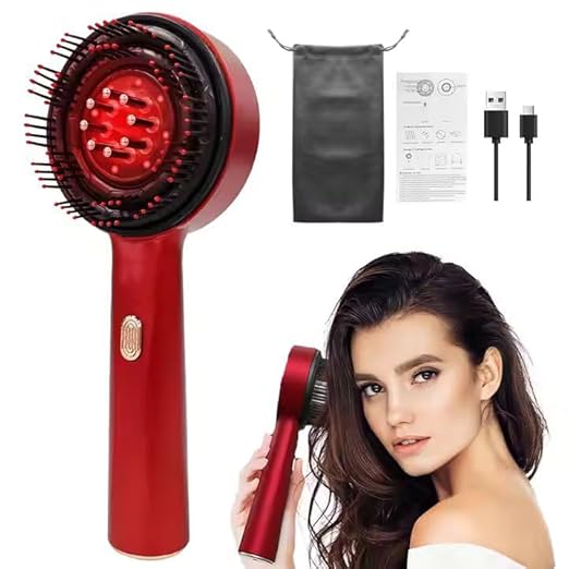 [Apply Coupon] - SEAHELTON Premium Head Scalp Electric Massager Comb | Scalp Massaging Brush with 2 In 1 Hair Oil Applicator | IPX7 Waterproof,Portable Deep Massager For Hair & Head Relaxation at Home | Shiatsu Massage for Hair Growth/Stress Relax