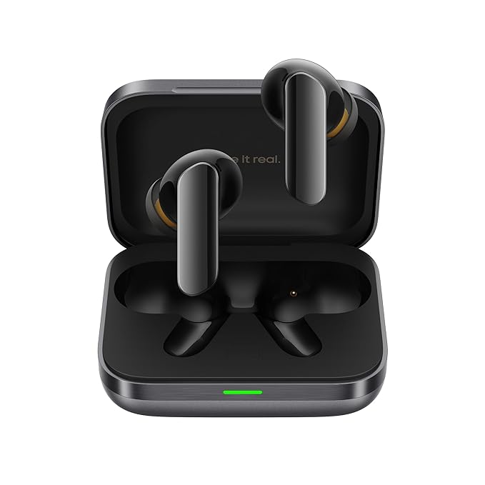 realme Buds Air 7 Pro with Ai Live Translation,11mm+6mm Dual-dac Driver,48 Hrs Playtime,53 dB ANC,LHDC,45Ms Low Latency,360° Spatial Audio,IP55 Dust & Water Resistant,BT 5.4 (Metallic Grey)