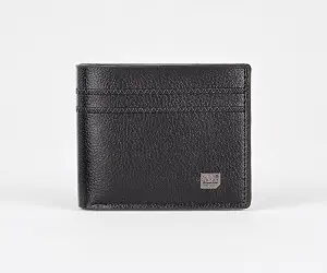 Lavie Sport Arthur Bi-Fold Wallet for Men|2 Currency compartments|Holds Upto 4 Credit/ATM Cards|Transparent ID Slot|12 Months Warranty|Box Packaging for Gifting