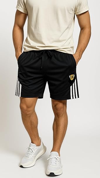 Mens Gym Striped Shorts