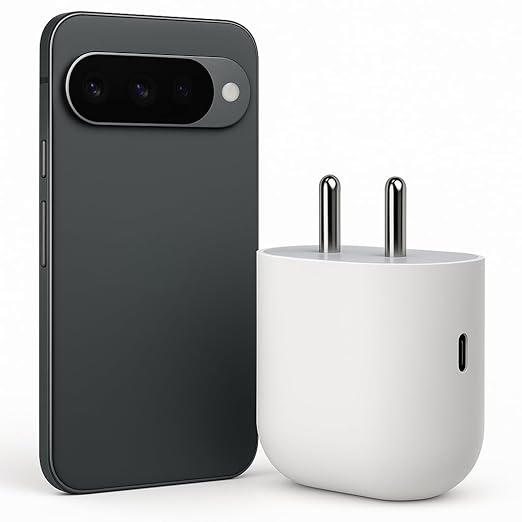 Original Google 45W Type C Fast Charger Adapter for Google Pixel 10 (Pro/Pro XL/Fold) 9a/9 Pro/9 Pro XL/8a/8/15R/15/3a lite & Laptop, Tablet, Chromebook & More|30W Quick Charging USB-C Adaptor - White