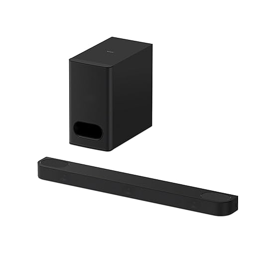 Sony Bravia Theatre Bar 6 HT-BD60 5.1(3.1.2 ch) Dolby Atmos Soundbar with Wireless Subwoofer, 2-Upfiring Speakers, S-Force & Vertical Surround Engine, Bluetooth, HDMI eARC.