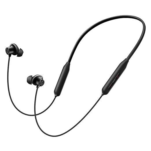 OnePlus Bullets Wireless Z3 in-Ear Neckband with 12.4mm Drivers, 3D Spatial Audio,10 mins Charge for 27 hrs Playback, 4 EQ preset, Dynamic bass Enhancement & BT5.4