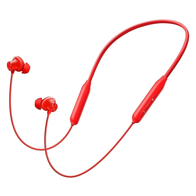 OnePlus Bullets Wireless Z3 in-Ear Neckband with 12.4mm Drivers, 3D Spatial Audio,10 mins Charge for 27 hrs Playback, 4 EQ preset, Dynamic bass Enhancement & BT5.4
