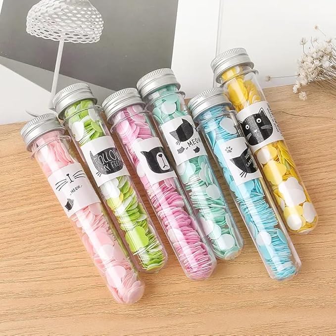 Paper Soap | Travel-Friendly Disposable Soap Flakes | Scented Mini Handwash Strips | Tube Bottle with Flower Design | Pocket Size Hygiene for Travel, Office, Camping (1)
