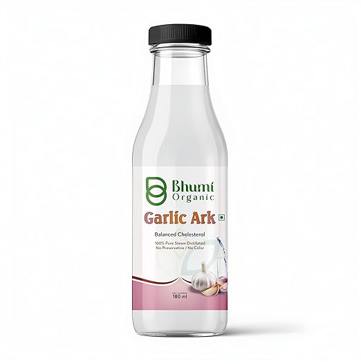 Bhumi Organic Garlic Ark (180 ML) | Ayurvedic Garlic Extract for Heart Health & Immunity