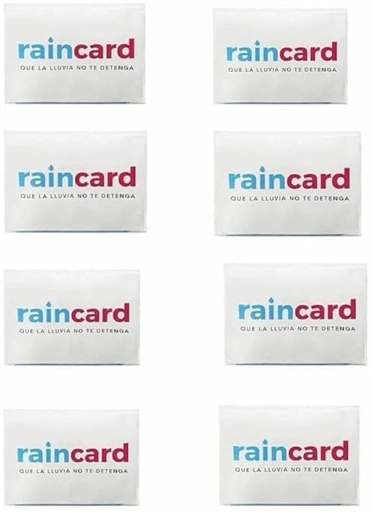 prisotra Unisex Disposable Rain Card for Emergency Use Waterproof with Smallest Pocket Size Easy to Carry & and Reusable 3 5 time wear Thin Plastic