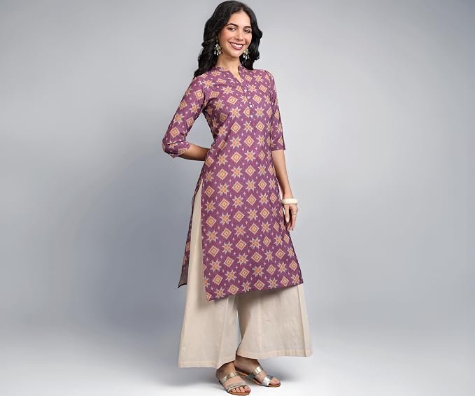 Vishudh Women's Kurta | Comfortable Ethnic Wear for Daily Use | Lightweight & Breathable Indian Top