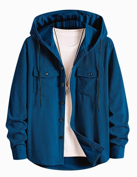 Tellshun Men's Solid Knitted Hoodie  -  Round Neck with Hood, Full Sleeves, Curved Hem, and Dual Pockets  -  Casual Sweatshirt for All Seasons