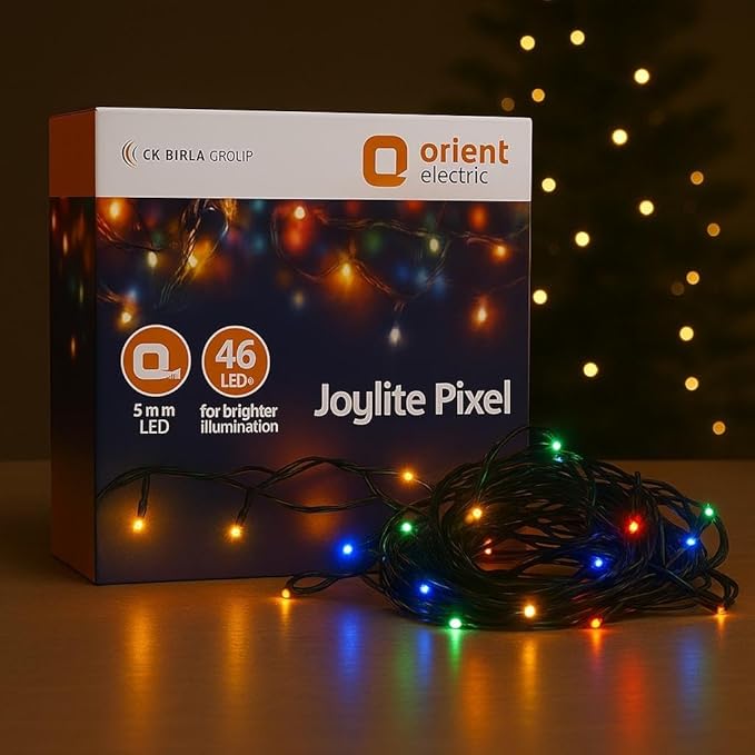 Orient Electric Joylite LED Diamond Strip Light 10 m | Decorative Lights for False Ceiling, Balcony,Wall Decoration | Multicolor, Pack of 1