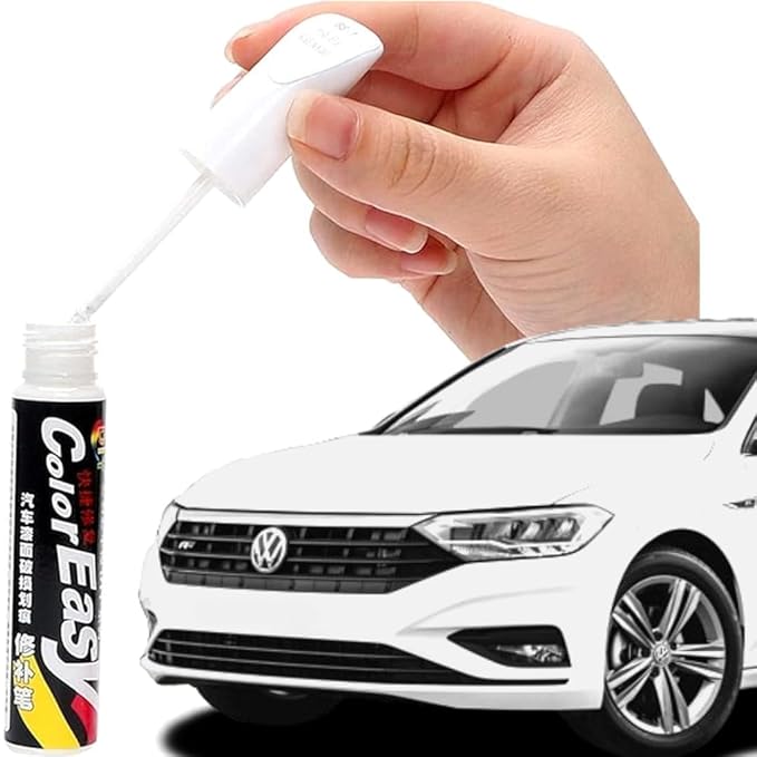 Car Scratch Remover Touch Up Paint Pen Automotive Car Paint Pen Scratch Repair for Deep Scratches Special-Purpose (White Pack of 1) (WHITE)